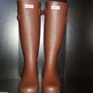 Hunter Refined Back Strap rubber boots Tall